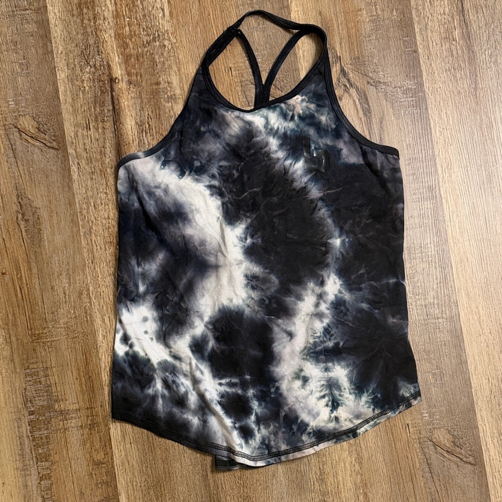 Burn Bootcamp Monochrome Tie-Dye Tank Top